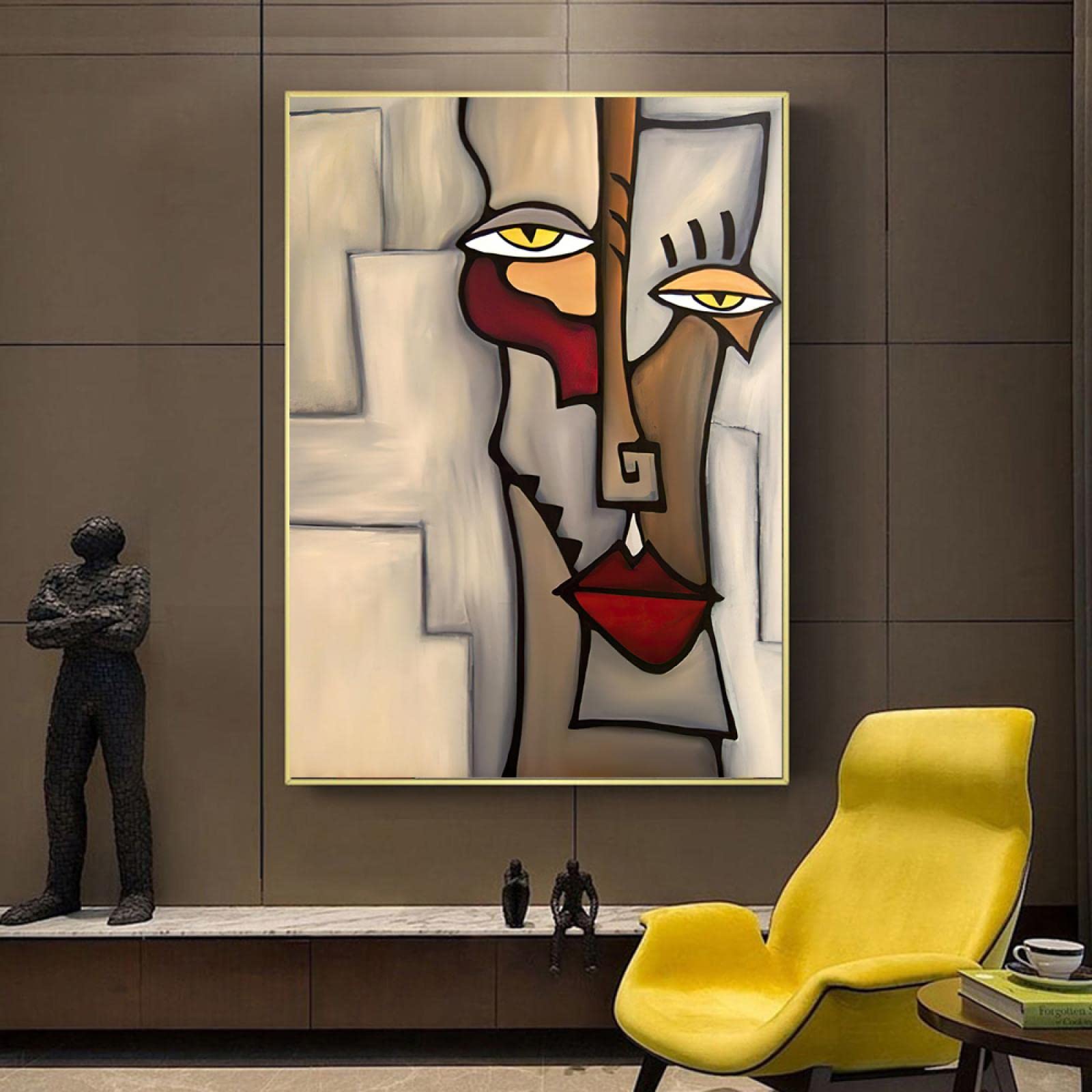 KDXAOBEI Wandkunst, canvas, abstracte Picasso, beroemde