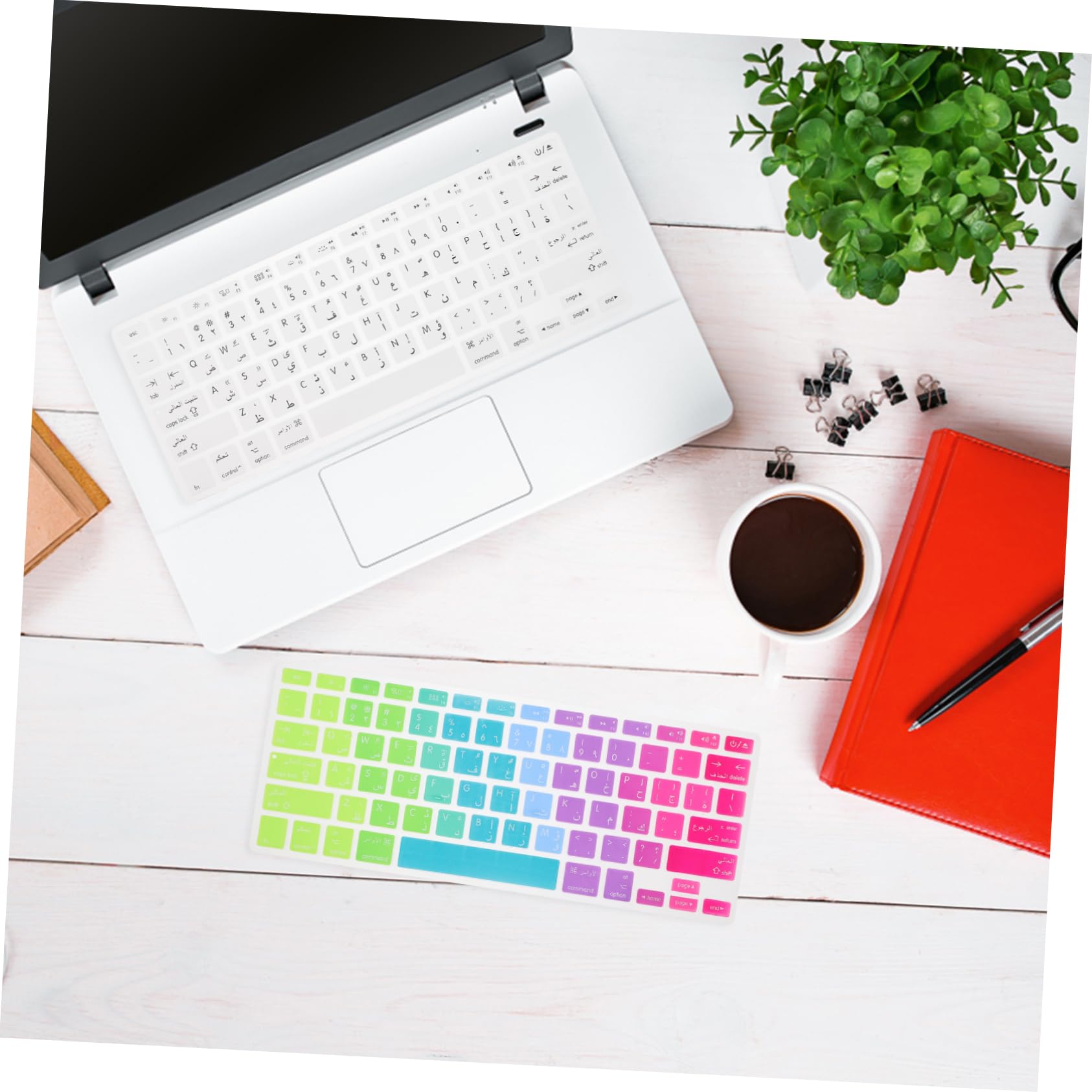 OSALADI 10piezas Cubierta De Teclado De para Pro De Protector De Teclado Arabe