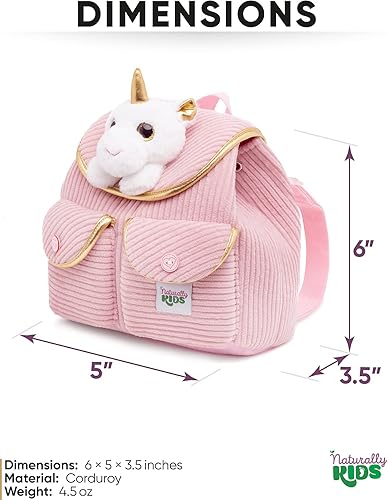 Miniatura 298 de Naturally KIDS - Juguetes de unicornio para niños y niñas de 2 a 3 años, regalos de cumpleaños, mochila de unicornio para niños pequeños 03 Unicornio
