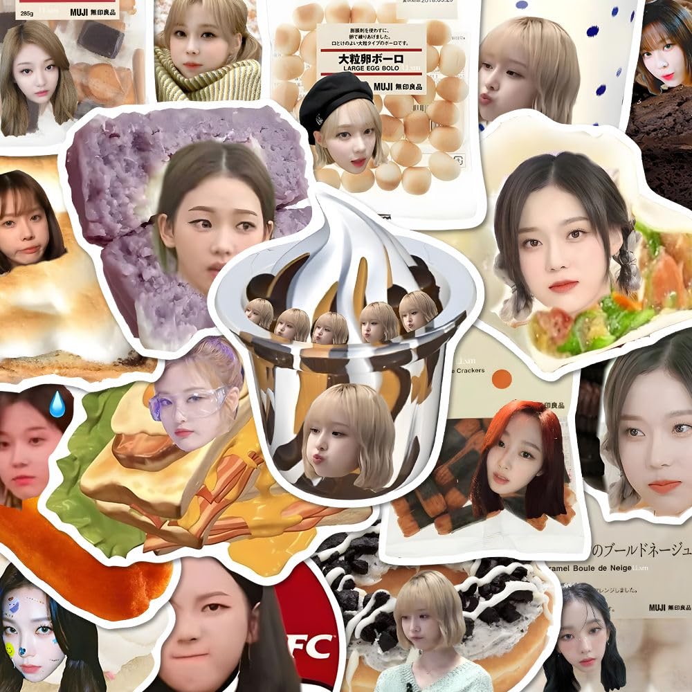 Amazon.co.jp: aespa 108枚 フードアバターシールWINTER KARINA