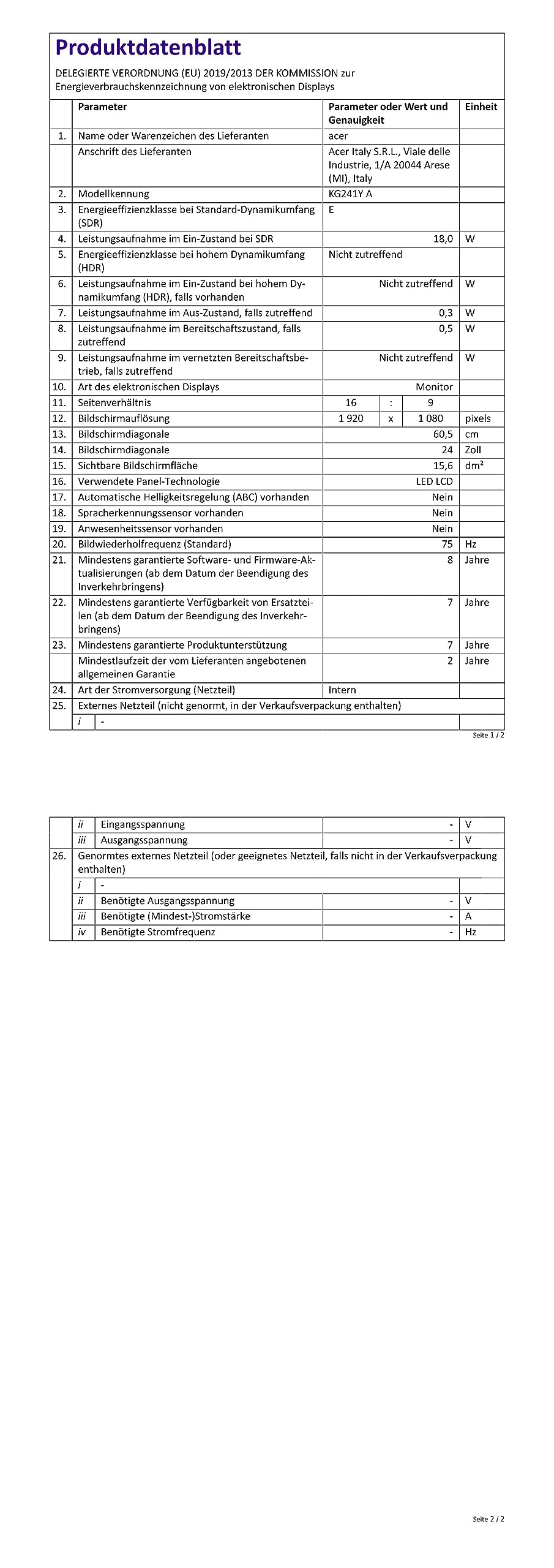 Amazon.de Bestseller Die beliebtesten Artikel in Monitore