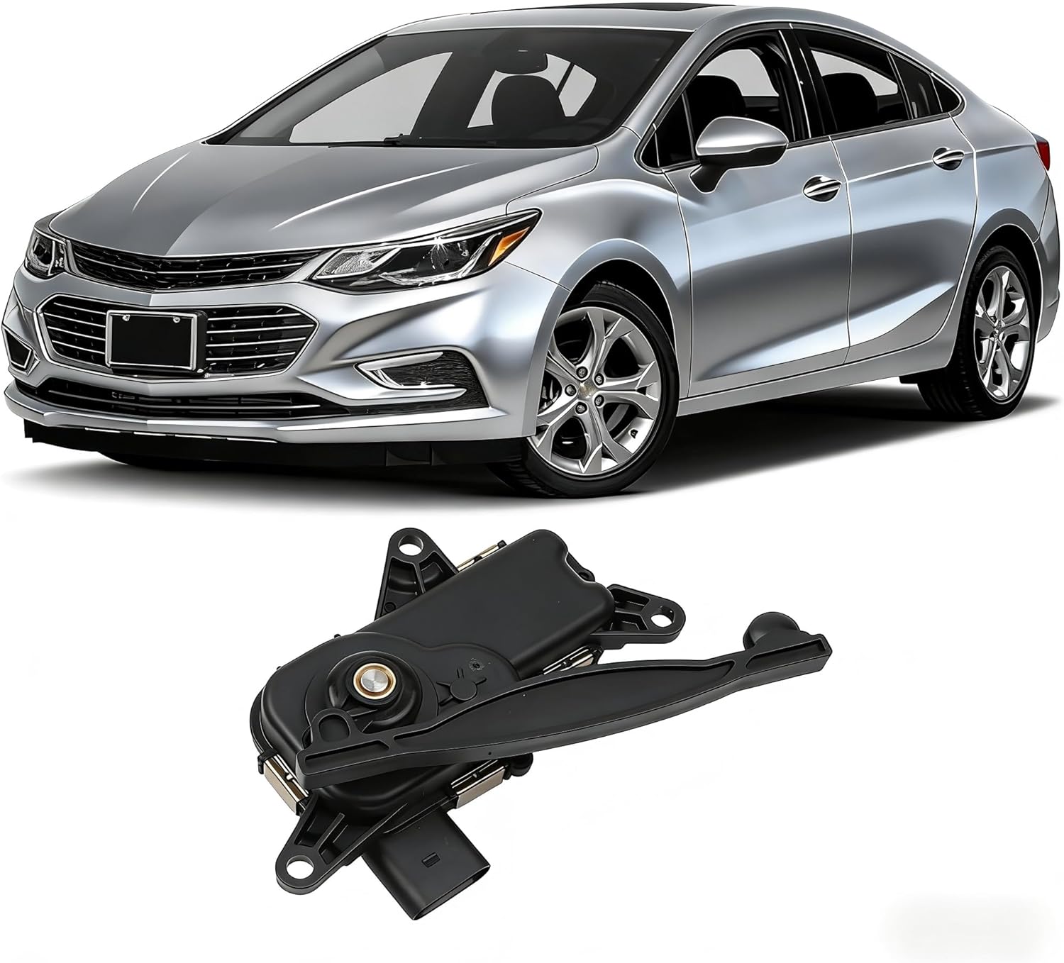 Dasbecan 911-929 Intake Manifold Runner Control Valve Motor and Arm Compatible with 2011-2015 Chevrolet Cruze, 2016 Cruze Limited, 2012-2018 Sonic, Replaces# 55570283, 1038815S01