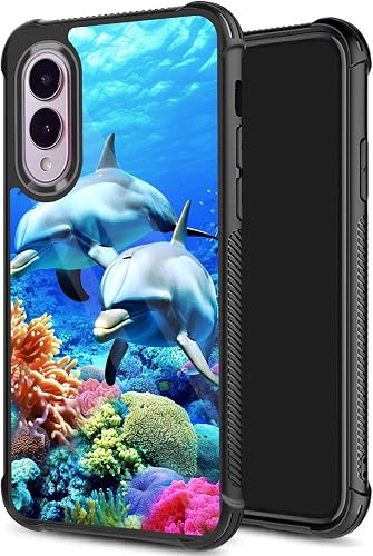 JHYYTUJTYP for Galaxy S25 Edge Case,Tire Texture Non-Slip Soft TPU Hard Back Sho