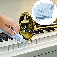 Vista 6 de Paño de limpieza para flauta, paño de limpieza de microfibra para violín, paño de limpieza suave sin pelusa para flauta, violonchelo, viola