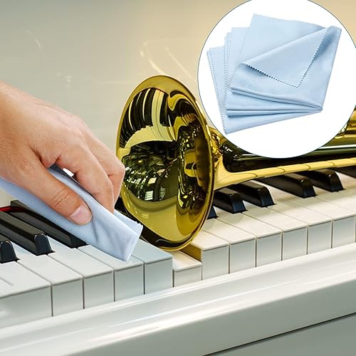 Miniatura 6 de Paño de limpieza para flauta, paño de limpieza de microfibra para violín, paño de limpieza suave sin pelusa para flauta, violonchelo, viola,