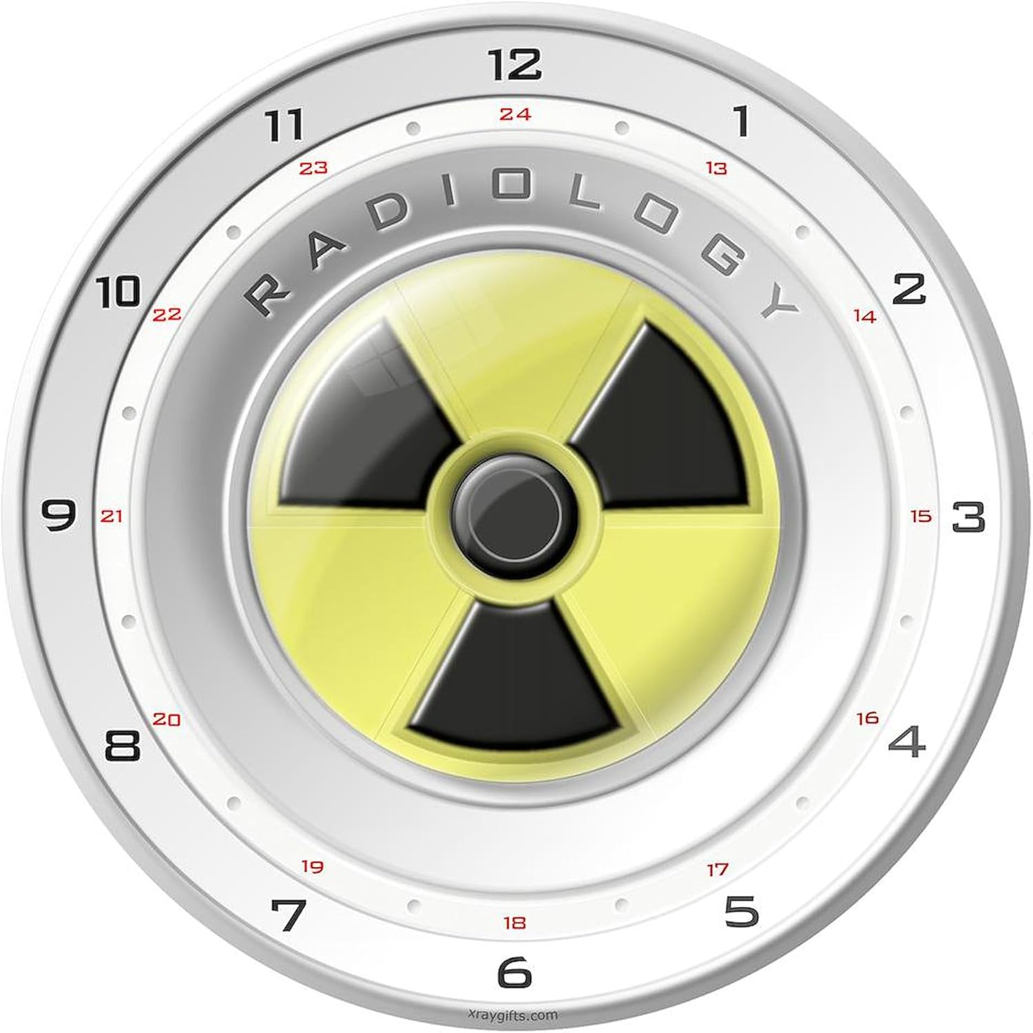 CafePress Xrayclock3d Radiology 10" Wall Clock for Livingroom, Kitchen, or Office