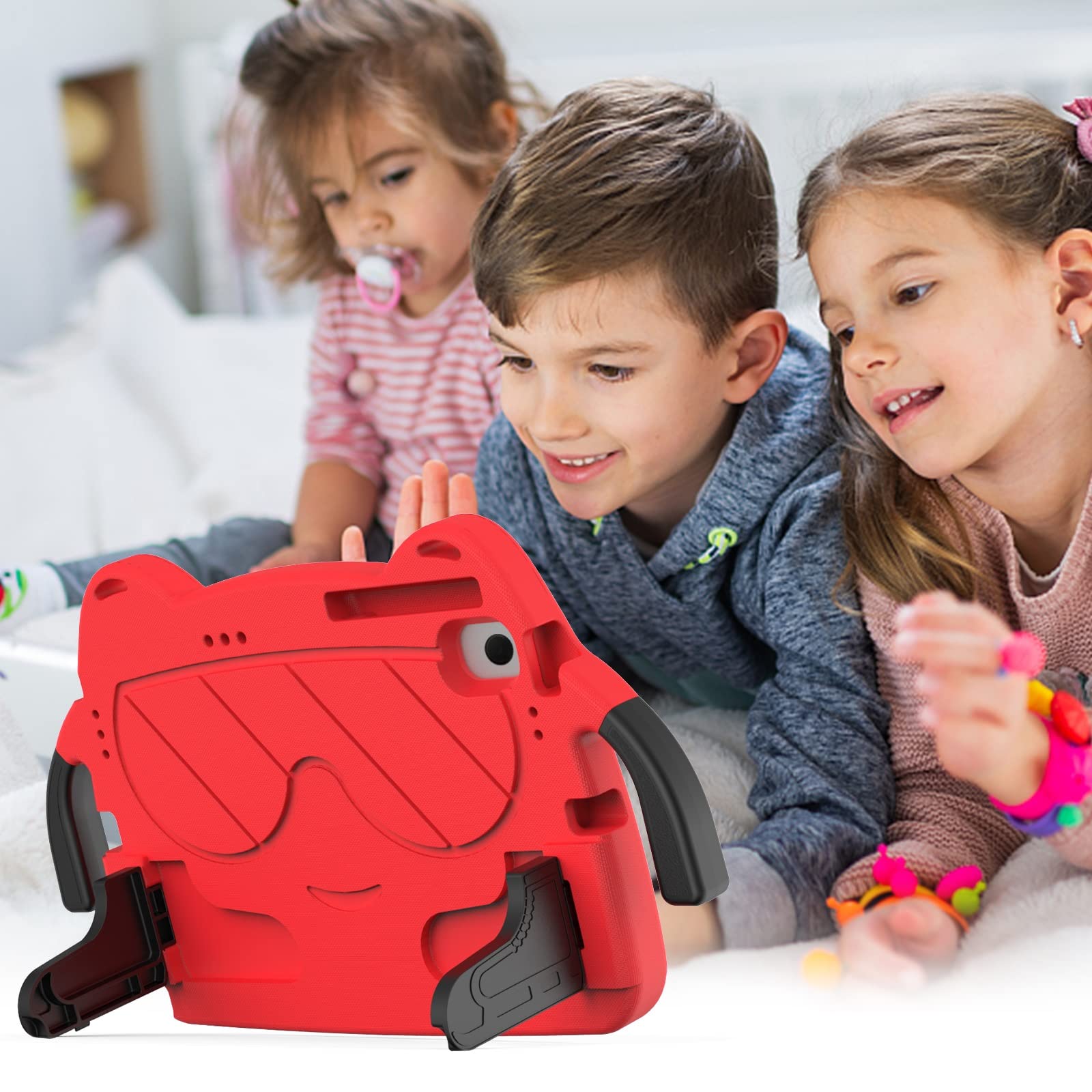 Étui de protection pour tablette Étui de protection léger en EVA compatible avec Samsung Galaxy Tab A8 Case 10,5 pouces (SM-X200/X205) Housse résistante aux chocs compatible avec les enfants – Coque d