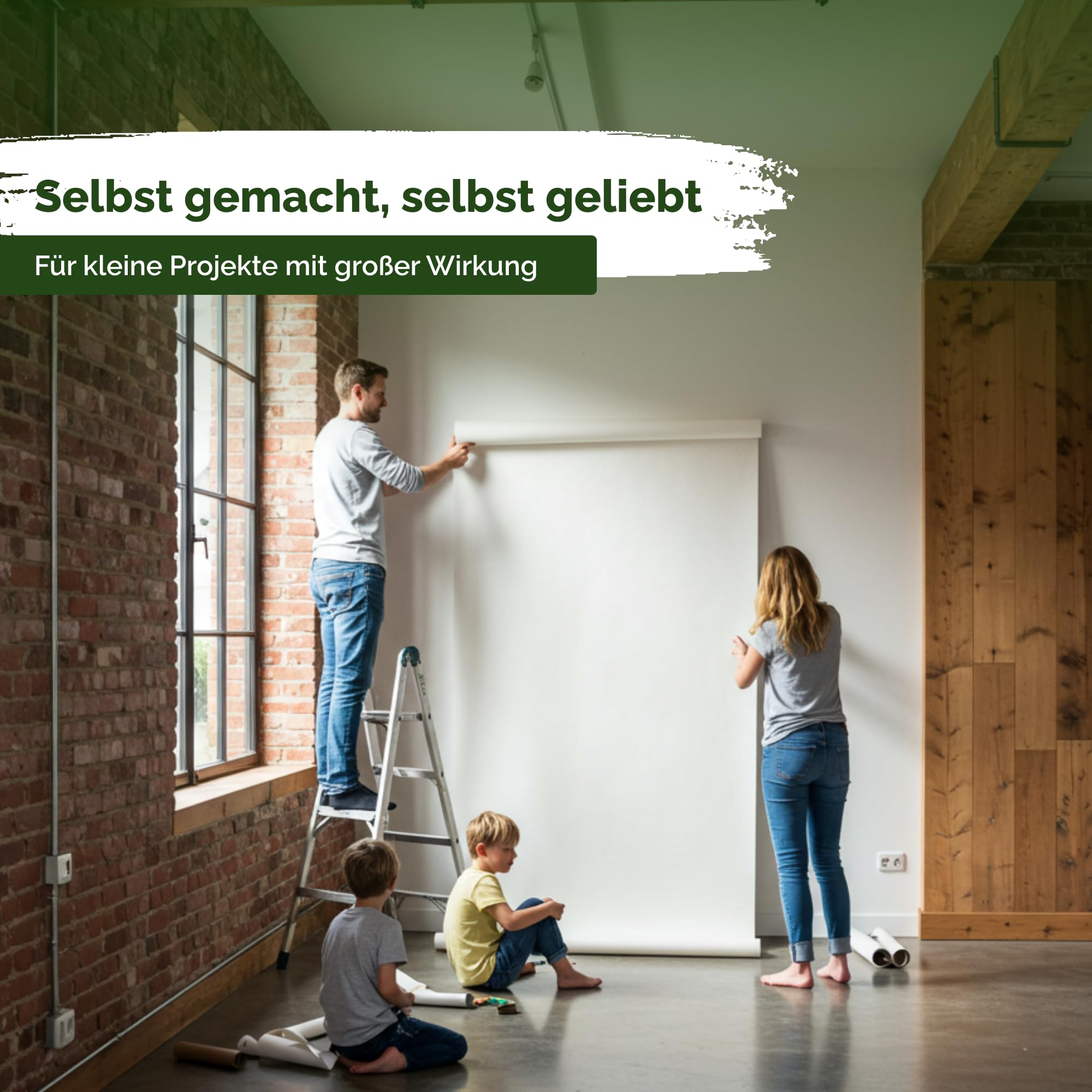 Tapetenkleister Vliestapetenkleister – Kleister Vliestapete, 1 Beutel für 30 m², fleckenfrei & korrigierbar, gebrauchsfertig in 10 Min – Veluxis
