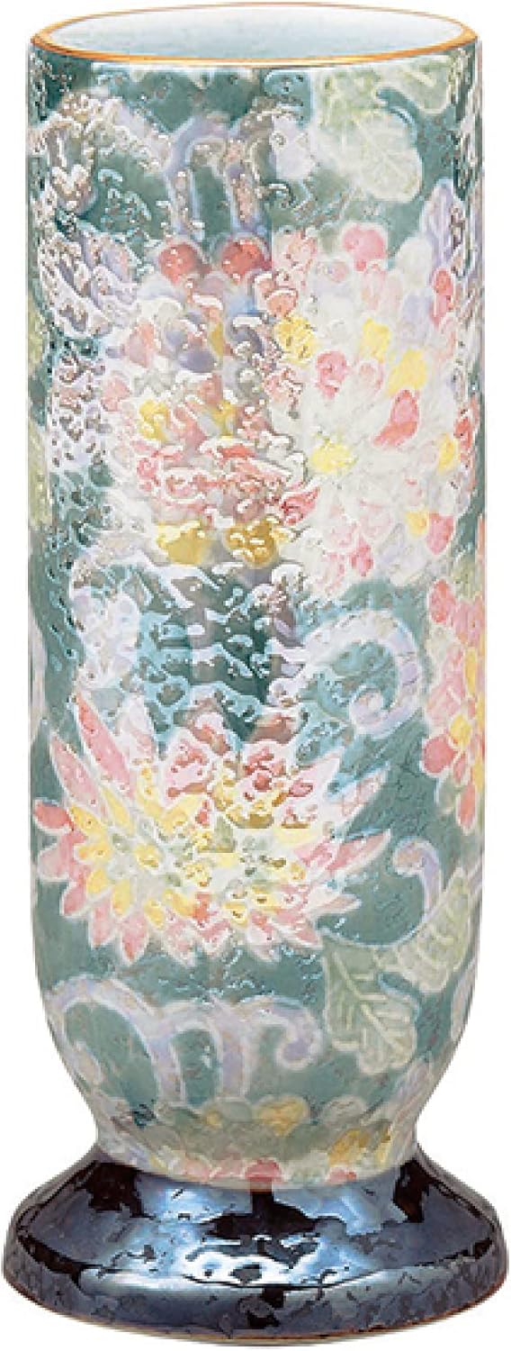 Buddhist Altar vase Flower Stand for Altar Mini Size Flower Tube Modern Stylish Buddhist Accessories Arita Ware Hermitage Color Arabesque Made in Japan Sun Meny
