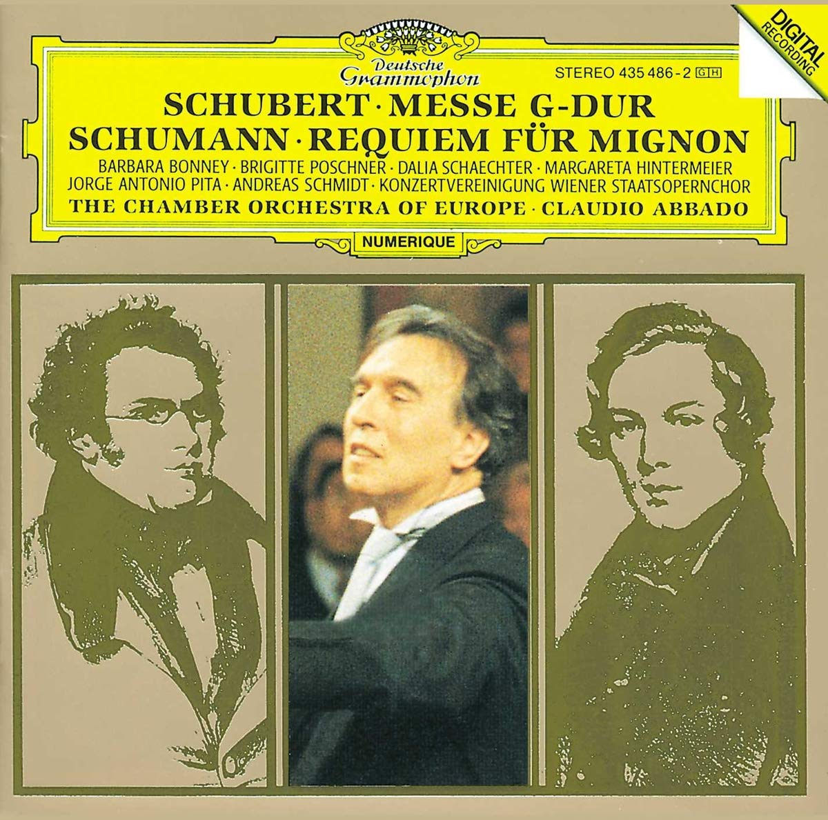 Schubert: Mass In G Major / Schumann: Requiem [Audio CD] Abbado, Claudio; Franz Schubert and Claudio Abbado