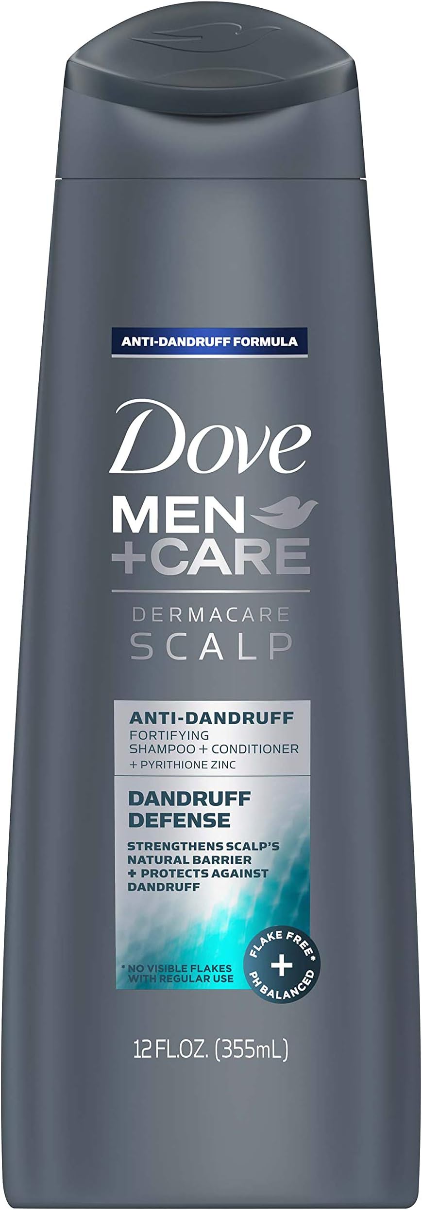 Dove Men+Care Dermacare Scalp 2 in 1 Shampoo & Conditioner Dandruff Defense 12 oz
