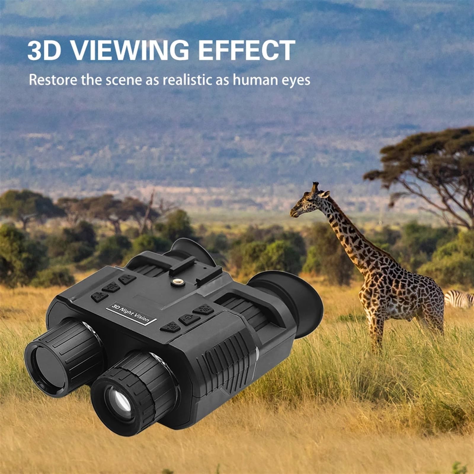 Noktowizor, NV8000 kask 3D gogle noktowizyjne IR 1080p HD na podczerwień NV lornetka gołym okiem cyfrowy 3D okular do kasku mocowanie głowicy ciemność Obserwacja HD na zewnątrz(Color:NV8160)