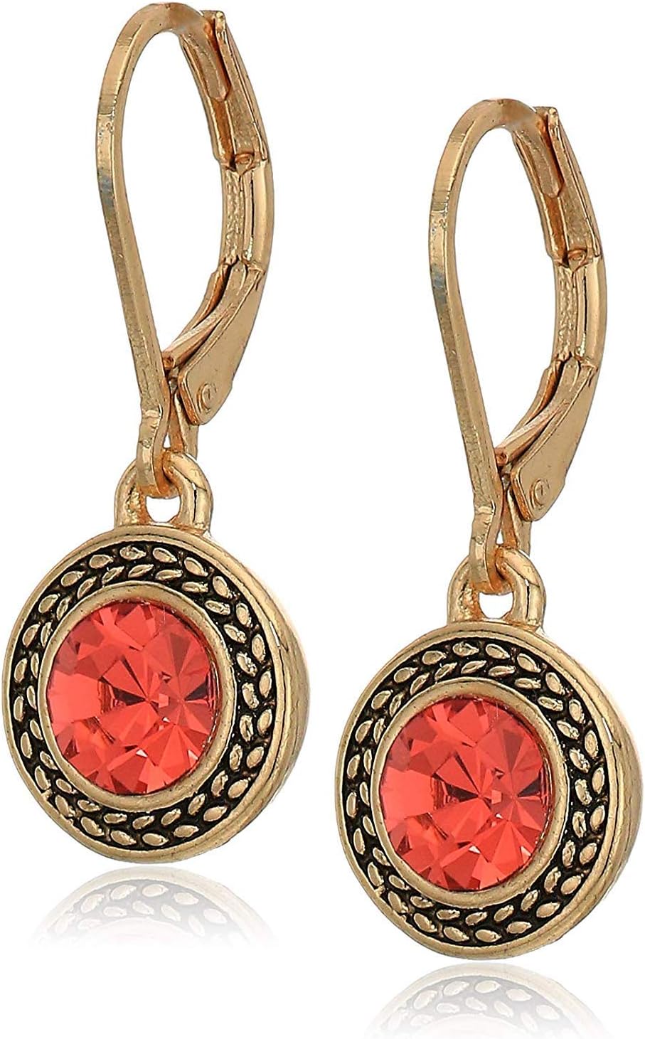 Handmade Bohemian Crystal Leverback Earrings for Women – 925 Silver Plated Lightweight Teardrop Dangle Earrings – Elegant Jewelry Gift for Her