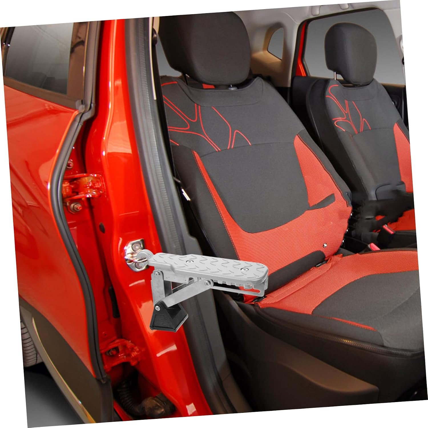 Aluminum Alloy Car Door Step Durable Roof Access Pedal for Trucks and Suvs Scratch-Resistant Design Stylish Vehicle Accessory for Easy Loading and Enhanced Appearance
