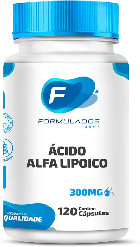 Ácido Alfa Lipoico 300mg 120 Cápsulas