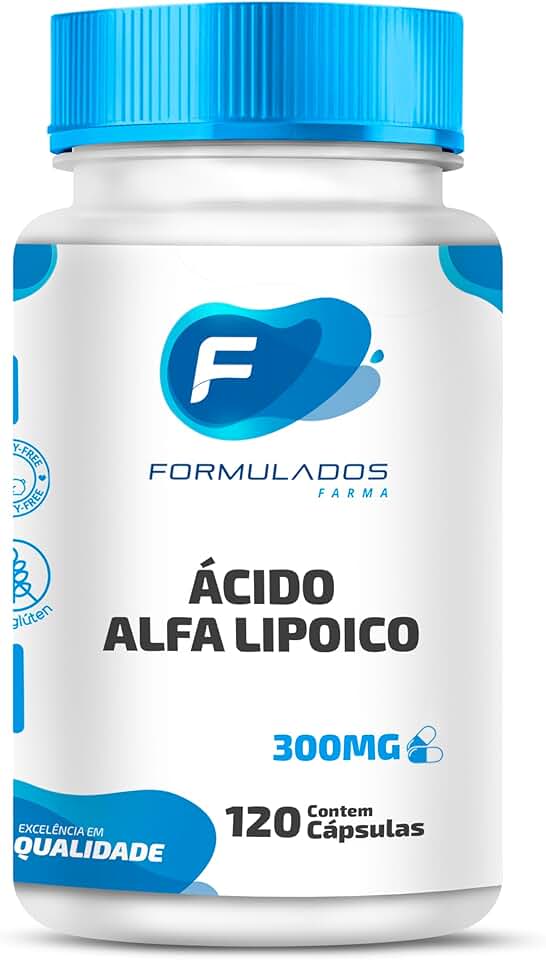 Ácido Alfa Lipoico 300mg 120 Cápsulas