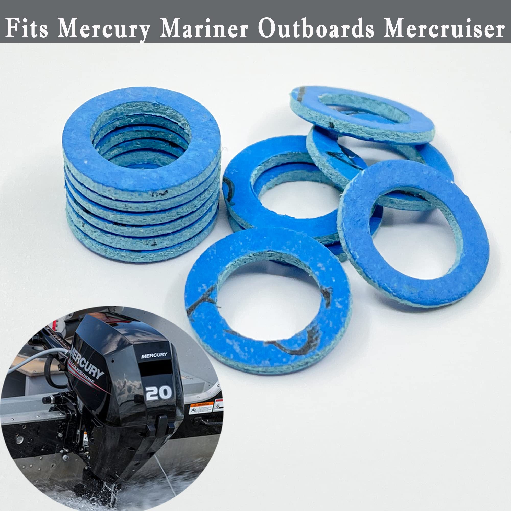 Amazon.com: 12 Packs Marine Drain Screw Gasket Compatible with 