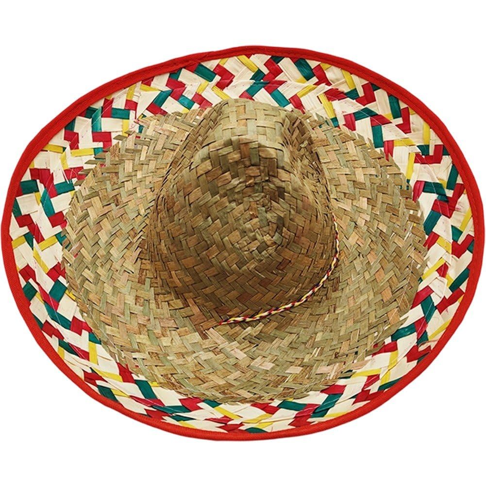 Sslvya Mexican Sombrero Hats Cinco De Mayo Sombrero Party Hats Halloween Mexican Fiesta Party Headwear for Women Men