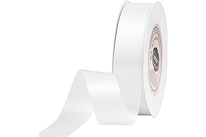 VATIN Satin Ribbon 7/8" White