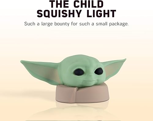 Miniatura 2 de STAR WARS Luz nocturna blanda LED, lámpara Baby Yoda, silicona, funciona con batería o USB, Mandalorian, The Child, Grogu, edición de coleccionista,