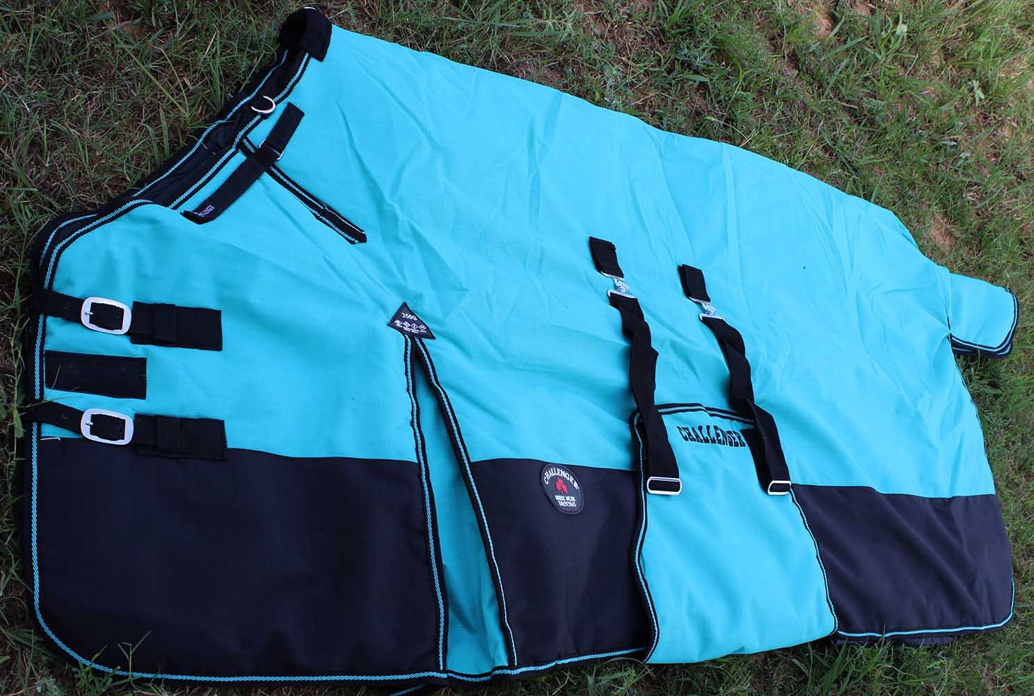 82" 1200D Turnout Waterproof Horse Winter Blanket Heavy Belly Band 511B