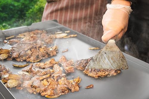 Miniatura 6 de Stanbroil Parrilla de gas de acero inoxidable con parte superior plana para Blackstone 2 quemadores Propano, sistema de gestión de grasa frontal, 28