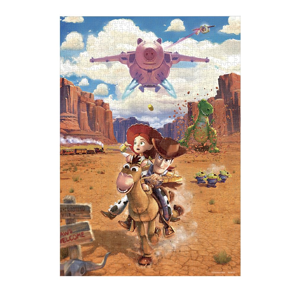 ◆絶版◆レトロ◆ディズニー1008ピース◆ジグソーパズル◆青空にナイスショット! Amazon | テンヨー(Tenyo) 【日本製】 1000ピース キャンバススタイル