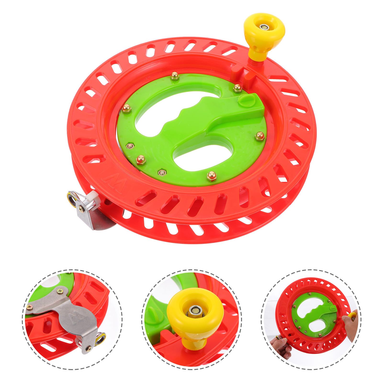 Homoyoyo Carrete Abs Organizador Mango, de Línea Rojo Pesca Mosca