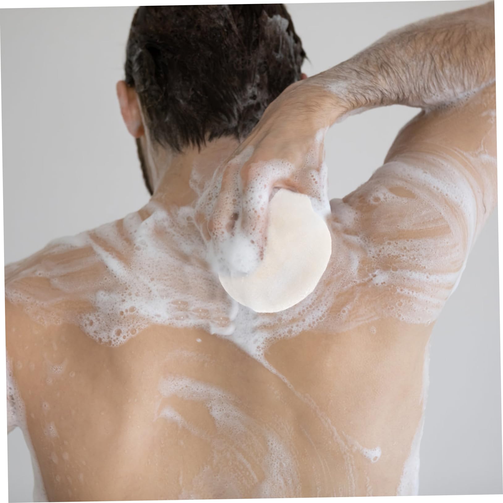 5 Sätze Schrubben Balsam Gesichtswaschschwamm Blase Abs Bathsponge Badezimmermatte Schwämme Für Die Gesichtsbehandlung Körperschwamm Zum Reinigen Glucomannan-faser Weiß 3 Stück * 5 Healeved