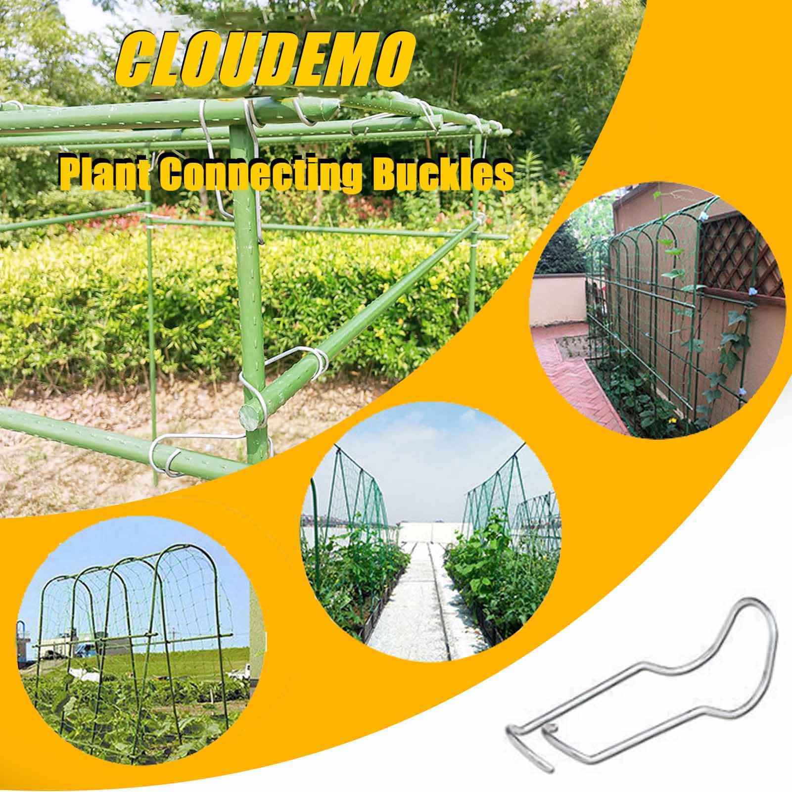 40Pcs Plant Connecting Buckles, 20CM Plant Trellis Connecting Buckles, Plant Support Clips for Gardening, Plant Cages Connector Vegetable Trellis Wire Clip