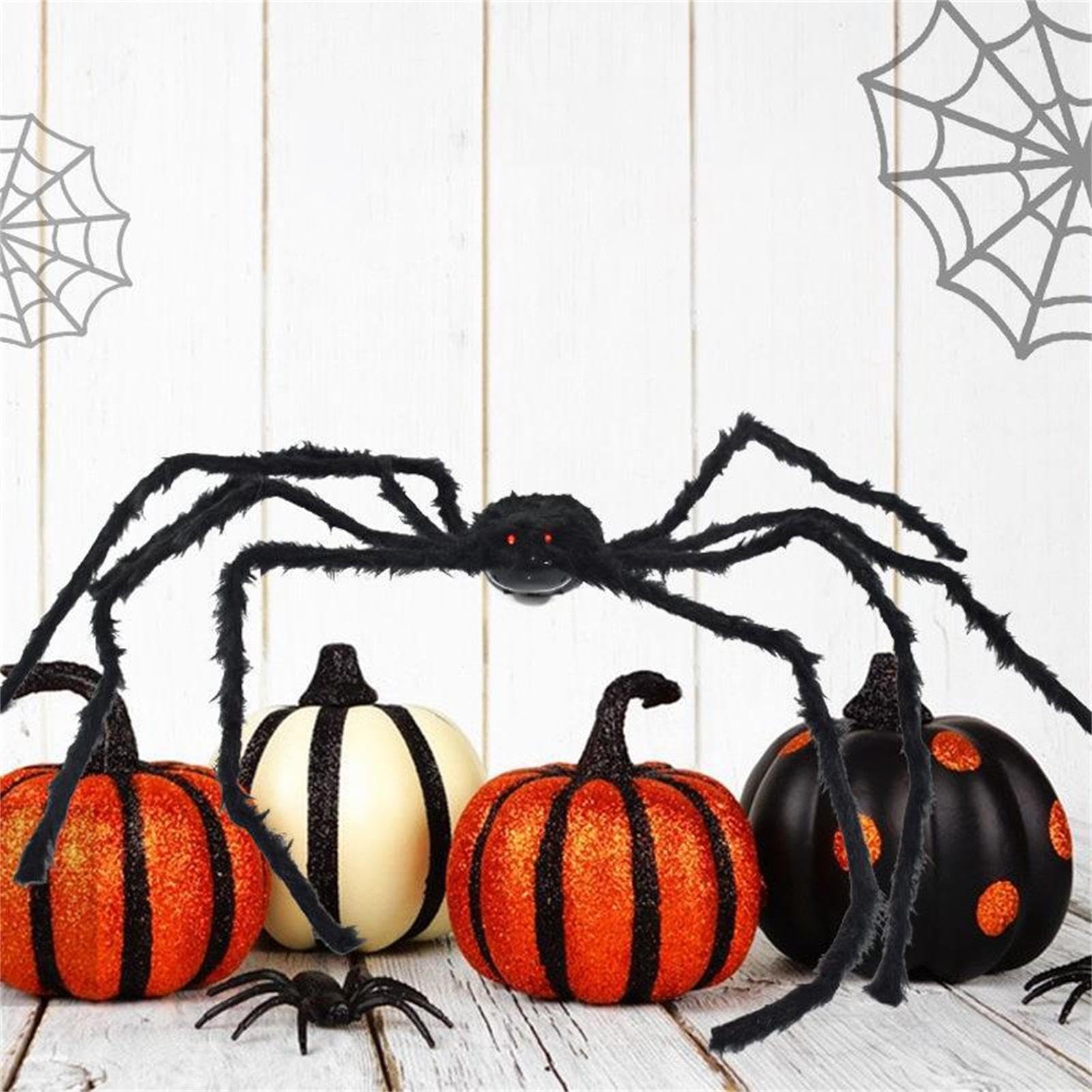 Grande ragnatela decorazioni di Halloween | Controllo vocale