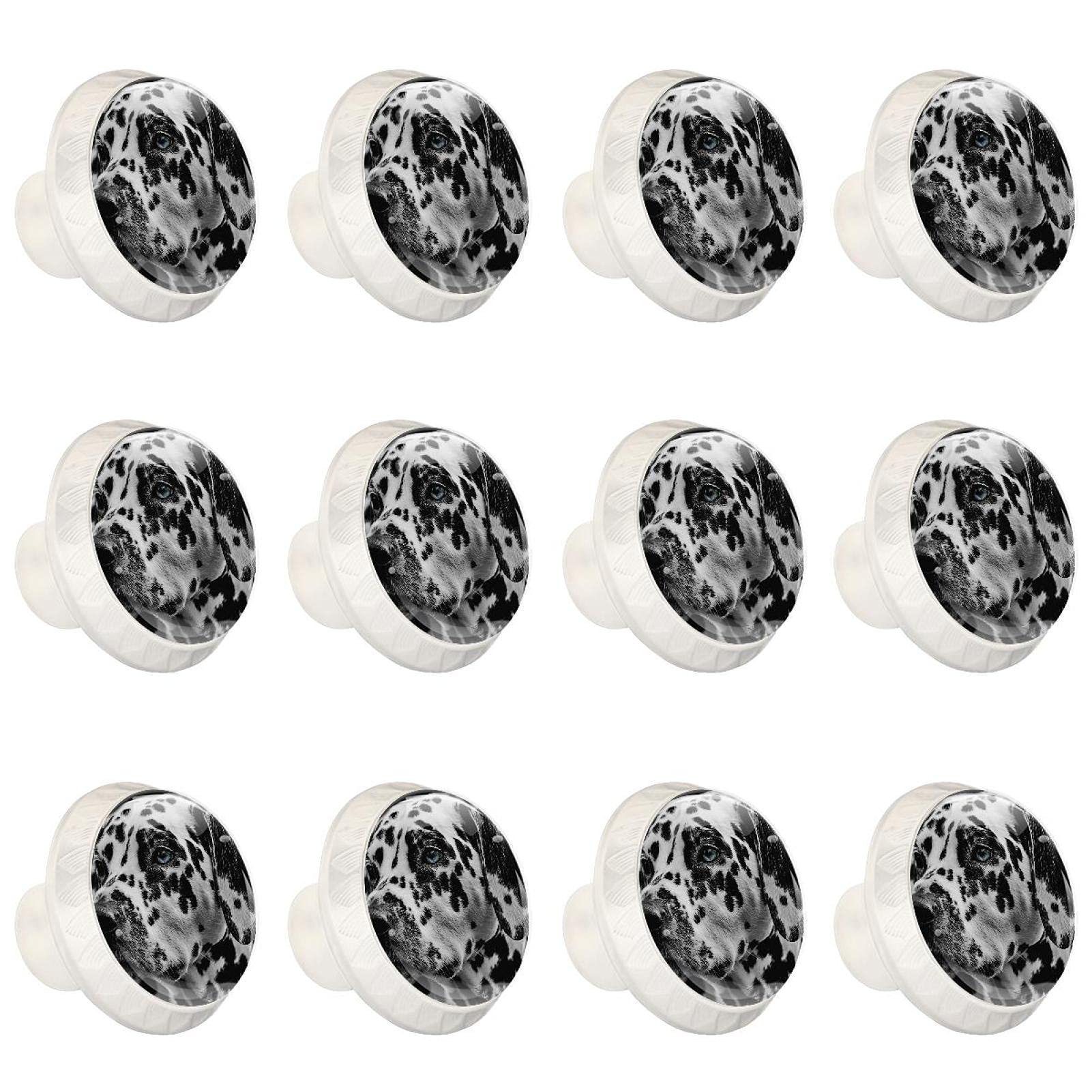 Boutons de cuisine dalmatien ergonomiques pour ouvrir facilement placards et tiroirs de commode