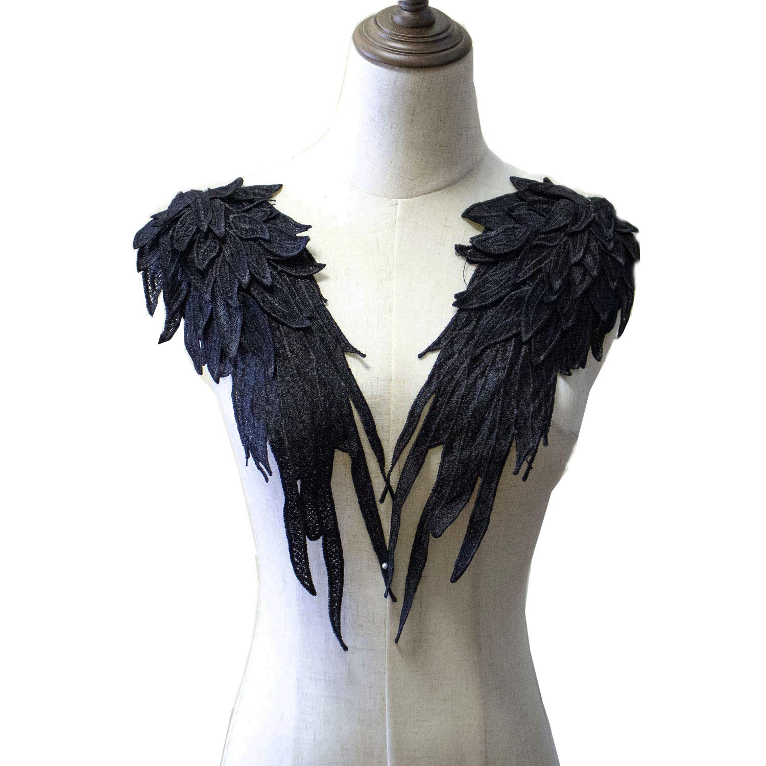 Amazon.com: Angel Wings Lace Applique 3D Guipure Appliques Sew on