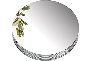 Minimalist Round Mirror Trays | Perfect Centerpiece for Tables