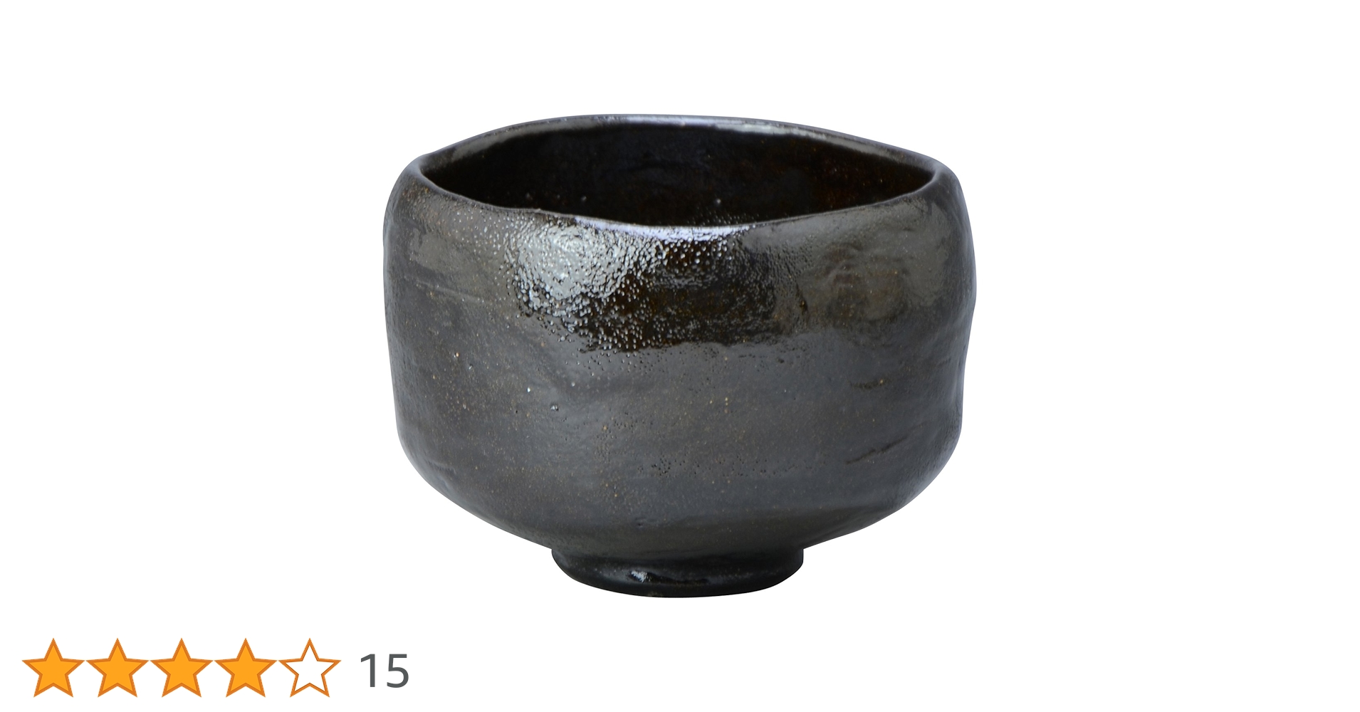Amazon｜京焼 清水焼 寿楽窯 抹茶碗 福黒楽 kta842｜抹茶碗