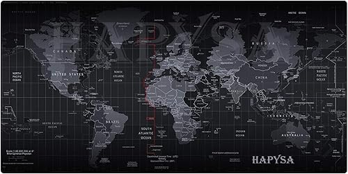 KINEEPLE - Alfombrilla de mouse grande para juegos con bordes cosidos, impermeable y antideslizante, alfombrilla de teclado extendida XXL para