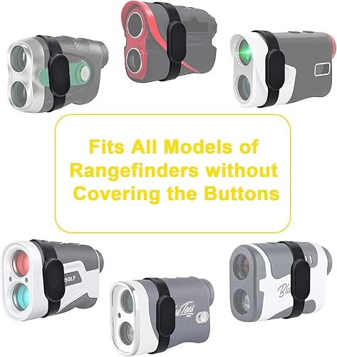 Miniatura 2 de iGuerburn Correa magnética para telémetro de golf, soporte para telémetro, imán fuerte, atrae seguro al carrito de golf, envoltura de silicona