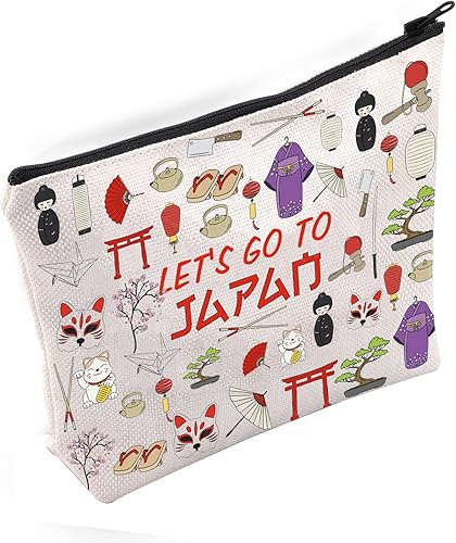 Miniatura 2 de ZJXHPO Estuche de viaje de viaje a Japón Regalo de vacaciones de Japón Regalo de viaje de Japón Recuerdo Viaje de Tokio Recuerdo Let's Go To Japón