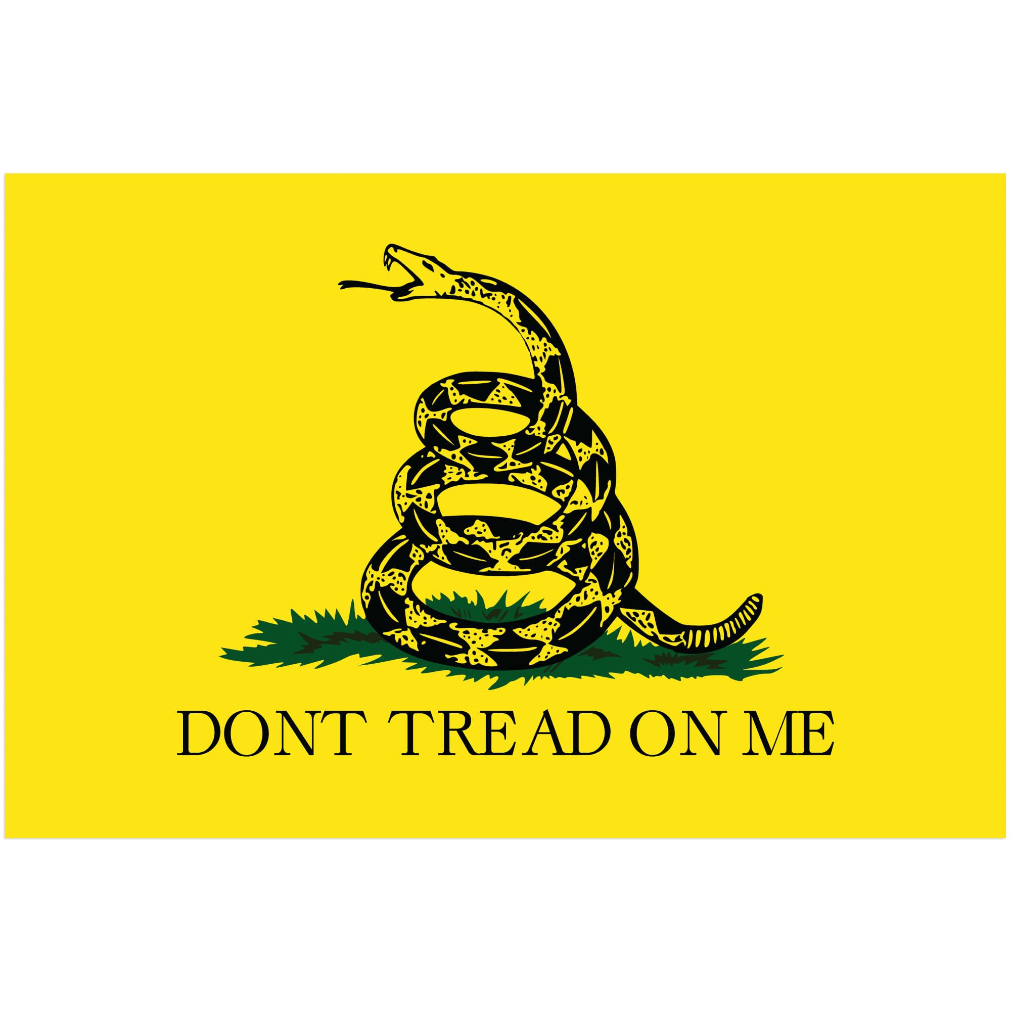 Amazon.com: Stickios Dont Tread On Me Gadsden Flag Sticker