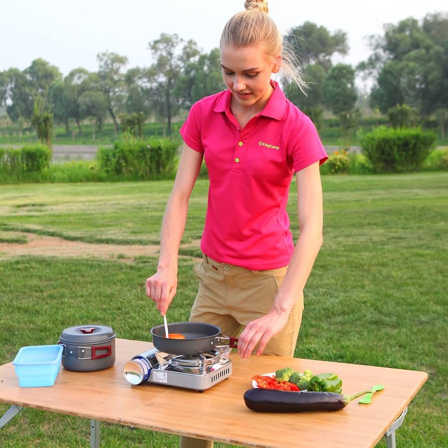Amazon.co.jp: KingCamp キャンプ クッカー セット 鍋 アルミ 1