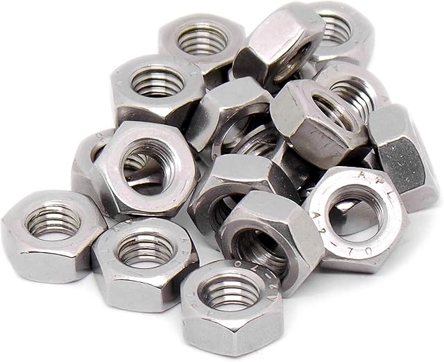 M8 (8mm) Hex Nut - Stainless Steel (A2) (Pack of 20)