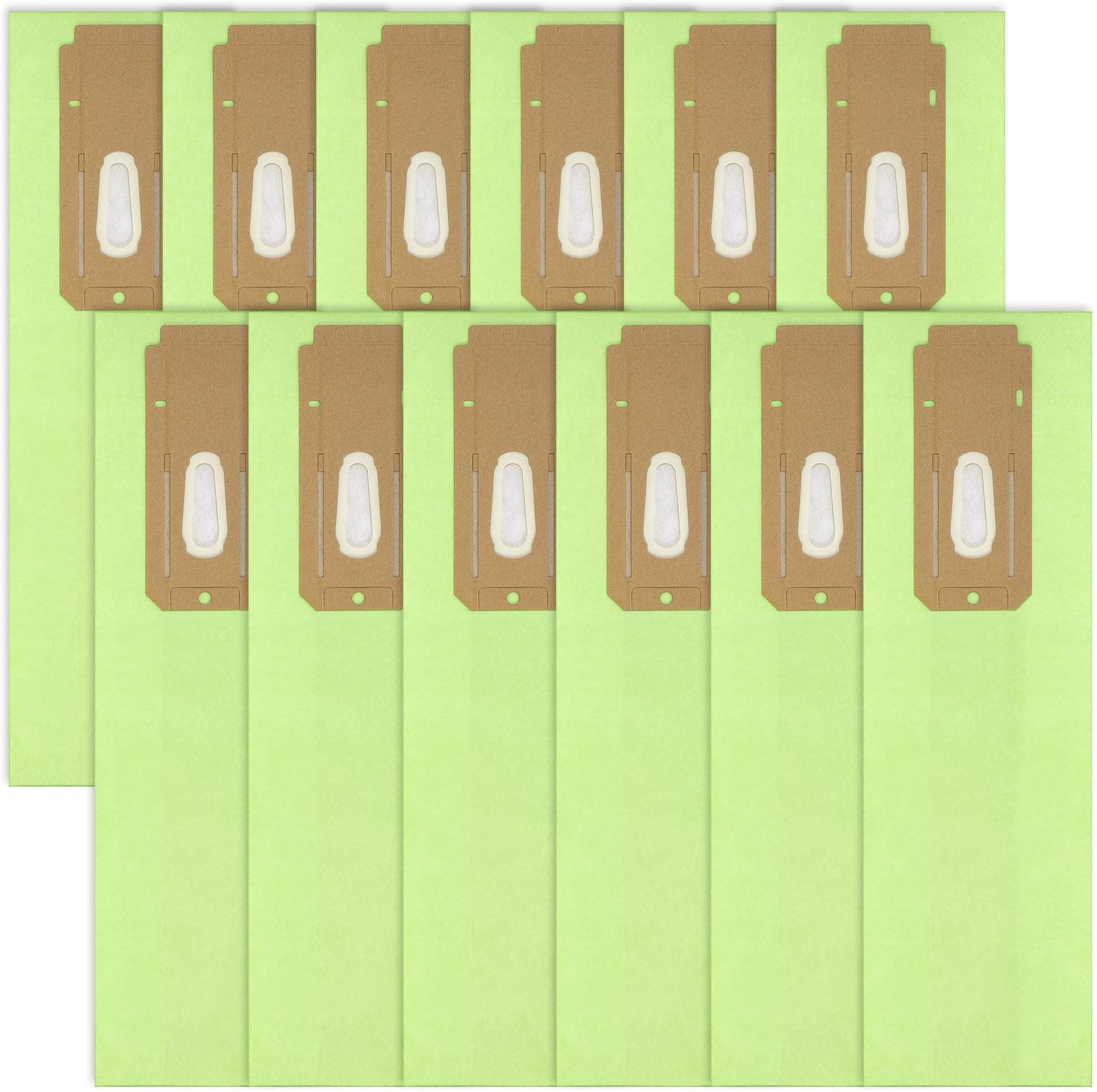 12pcs Vacuum Bags for Oreck, Upright Vacuum Replacement Bags Fit for Oreck XL XL2 XL7,oreck xl vacuum bags， Elevate, Type CC, Replaces Part CCPK8DW. (Green)