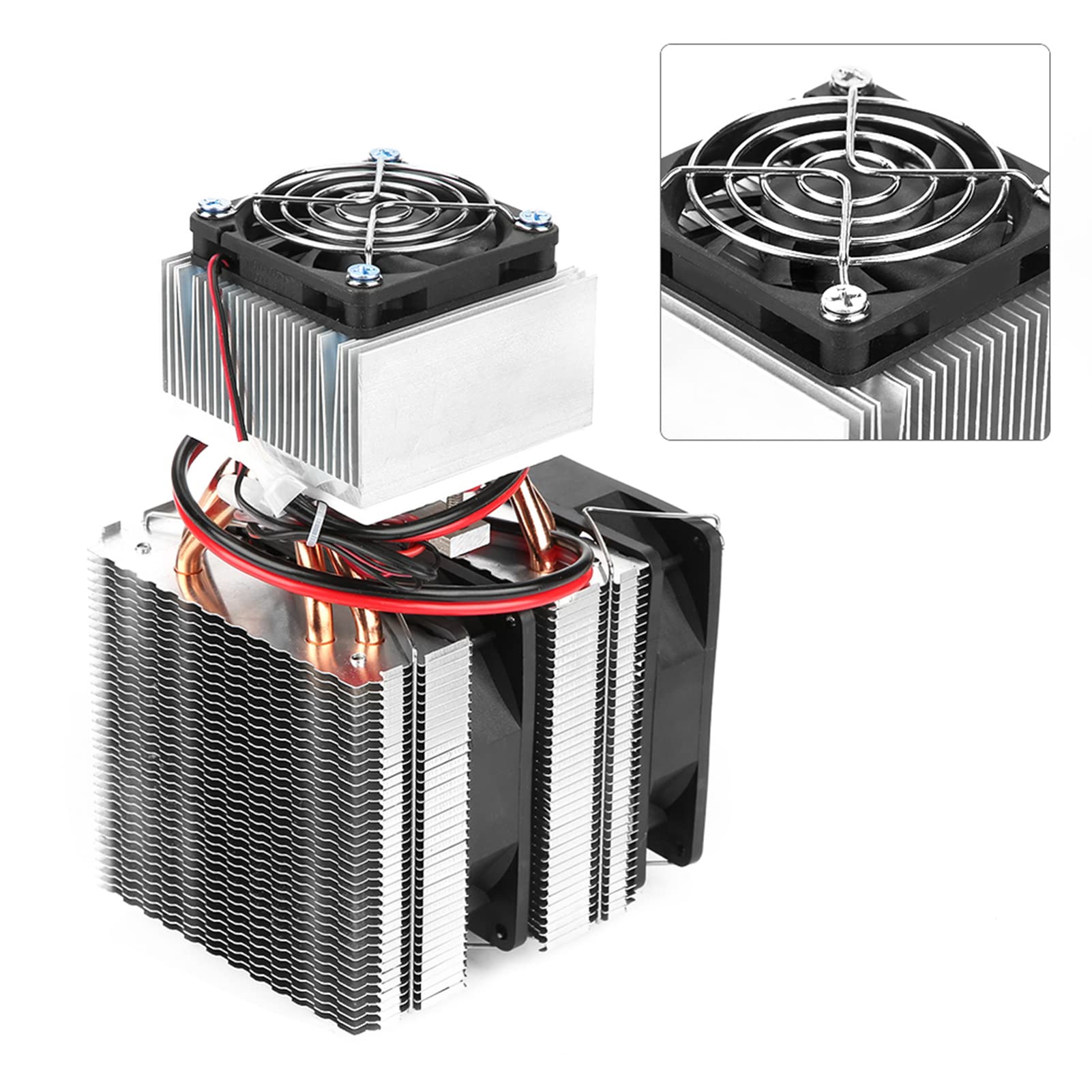 Frigo a Semiconduttore/Sistema di Raffreddamento a Refrigerazione, Kit Dispositivo Sistema di Raffreddamento, Kit Fai da Te Per Dispositivo di Raffreddamento Termoelettrico Per Mini Condizio