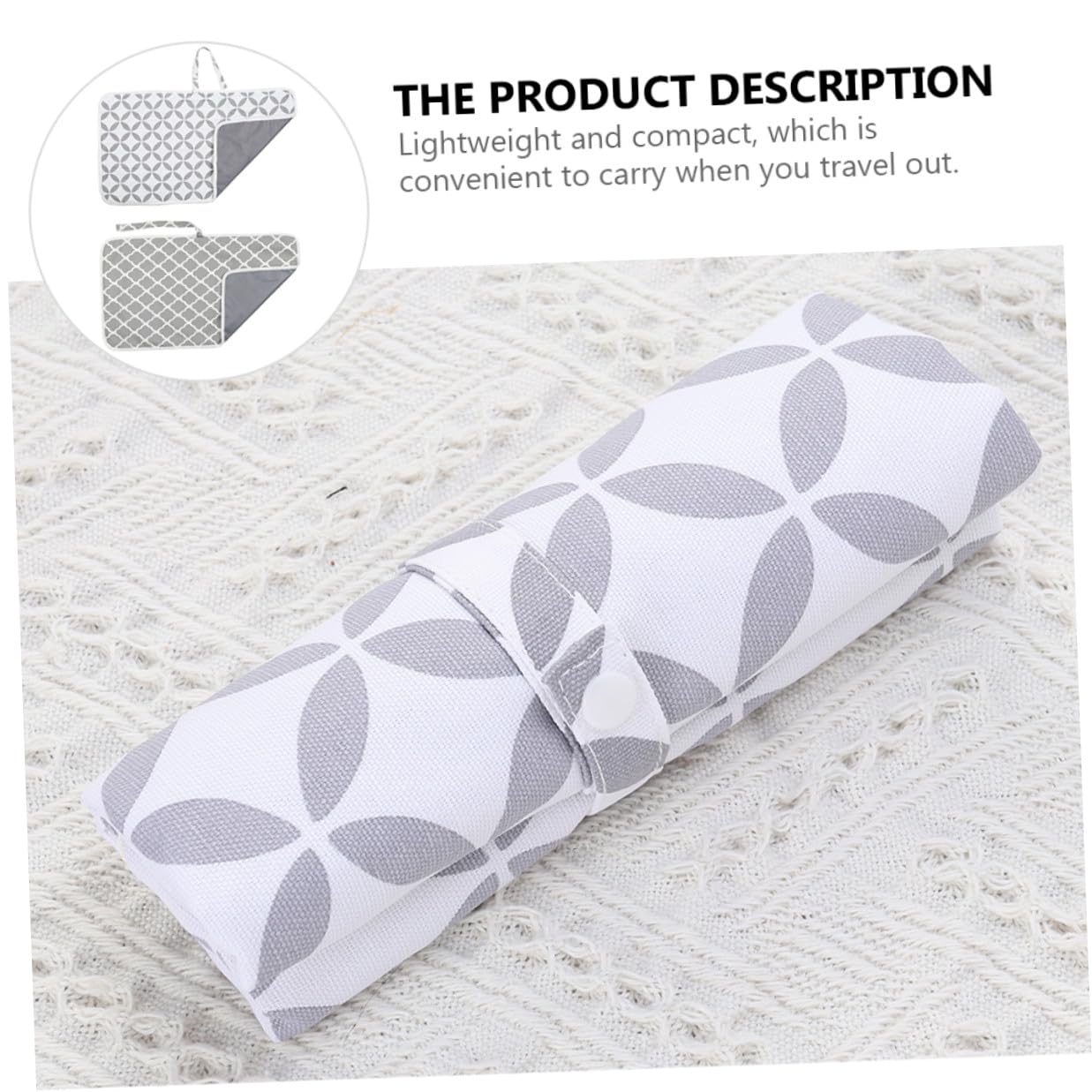 2 piezas Alfombrilla Cambiadora Niña Plegable Reutilizable y Portátil para Cambiar Pañales Material Seguro para Piel Sensible Diseño Compacto para Viajes y Exterior