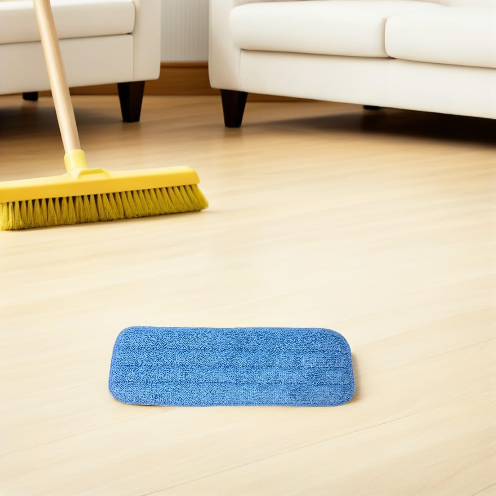 ORFOFE 10 pezzi Panni per Mop in Microfibra Lavabili Riutilizzabili Ricambi per Mop Spray per Pulizia Pavimenti in Piastrelle e Vinile Panni Sostitutivi Resistente e Facile da Pulire