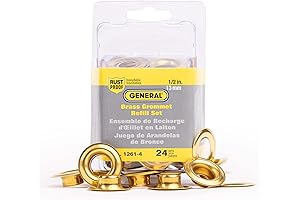 General Tools Brass Grommet Refill: Durable and Reliable Fastening Solutions