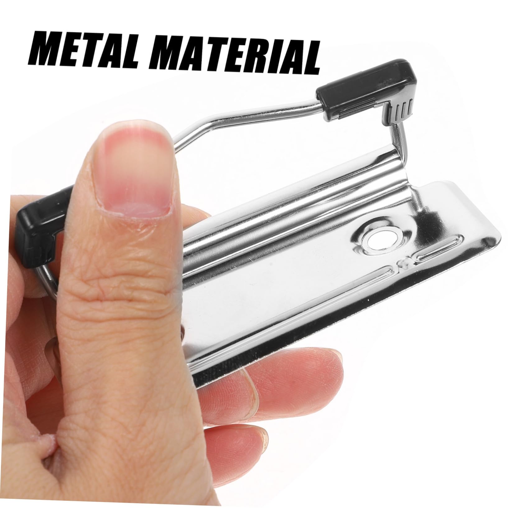 50 Pezzi Clip per Portablocco in Metallo Resistente Fermagli per Documenti Antiscivolo per Ufficio Scuola e Casa