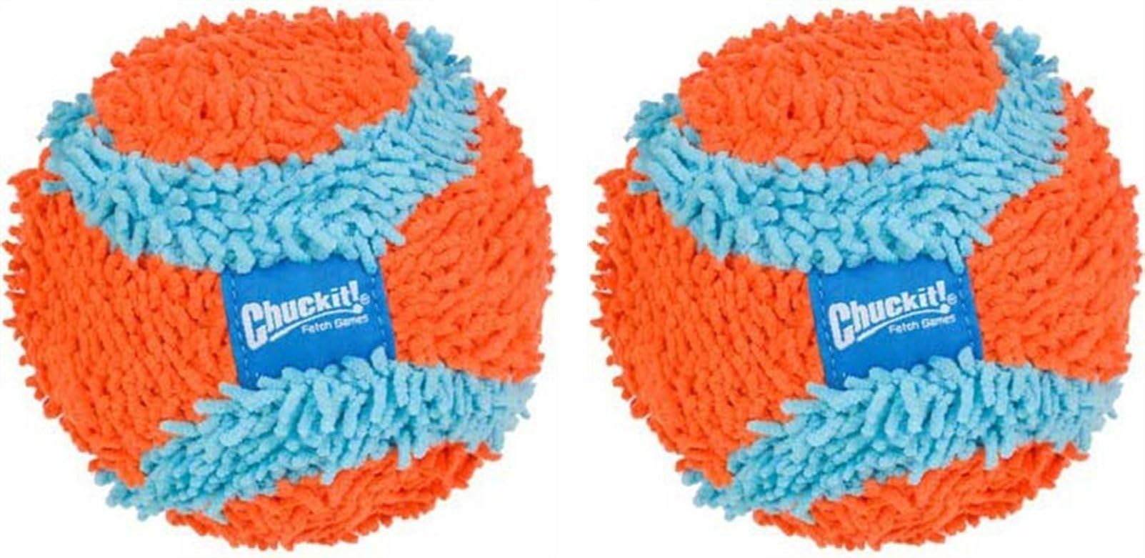 Petmate213201 4.6" Medium Orange/Blue Chuckit! Indoor Ball