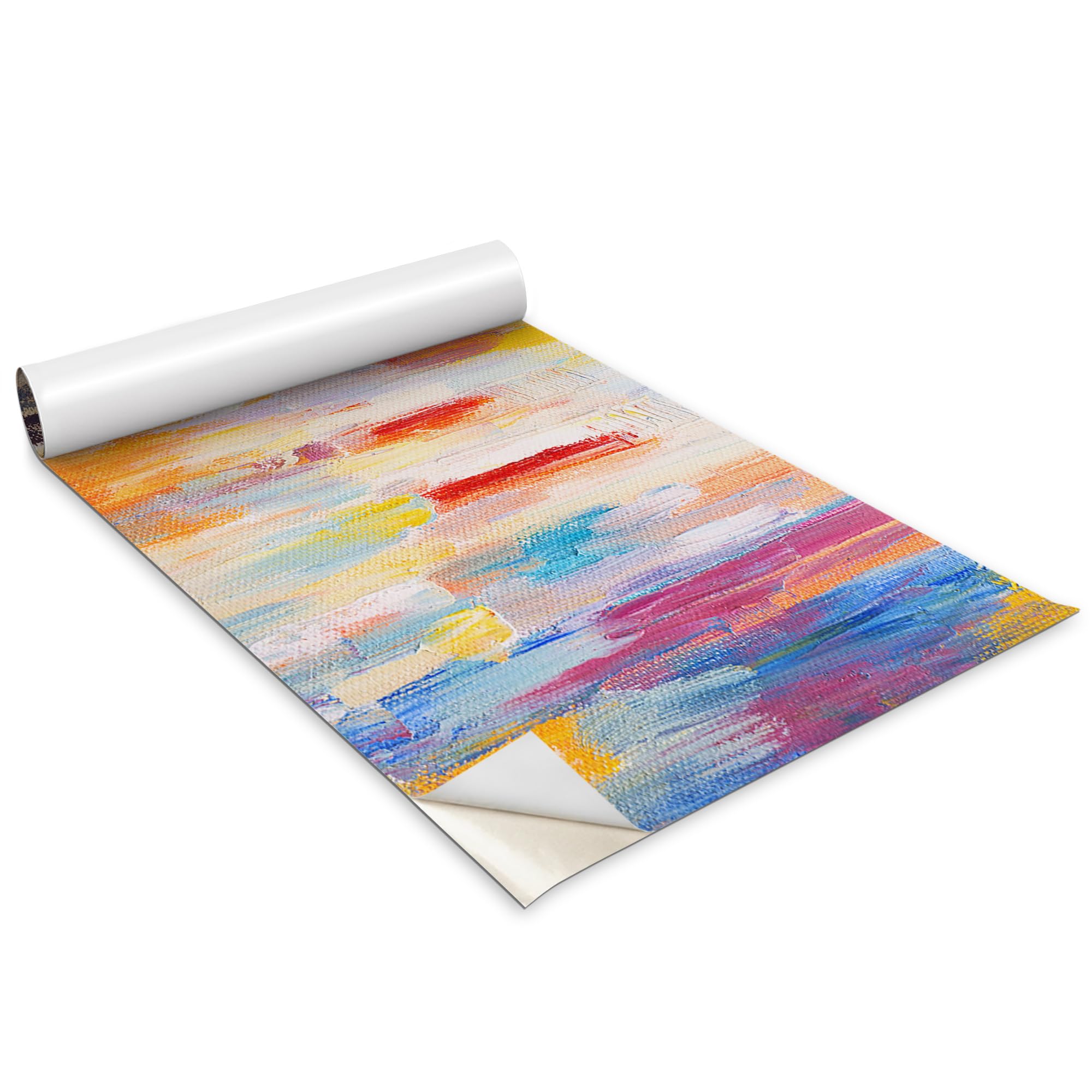Rouleau papier peint autocollant 100x50 cm pour rénover sans peindre