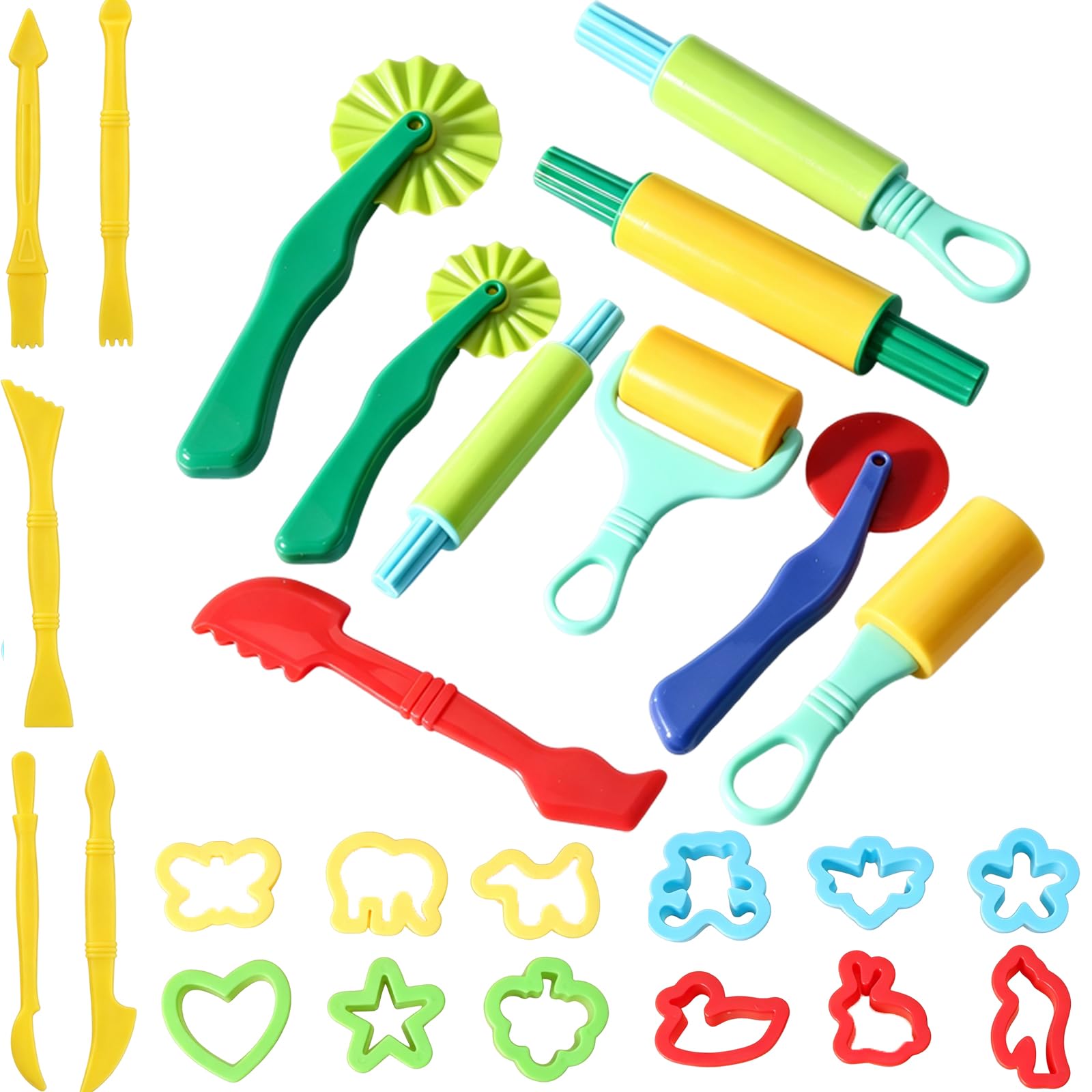 23 Pcs Playdough Accessories, Playdough Tools Set for Creative Molding